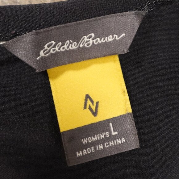 Eddie Bauer Departure Easy Tank Dress Women's Large Black - Picture 2 of 10